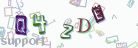 This is a captcha-picture. It is used to prevent mass-access by robots. (see: www.captcha.net)